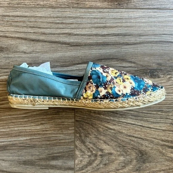 317. Bueno Floral Canvas & Leather Espadrilles | 37 - Picture 2 of 9